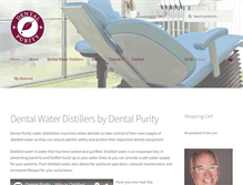 Tablet Screenshot of dentalpurity.com